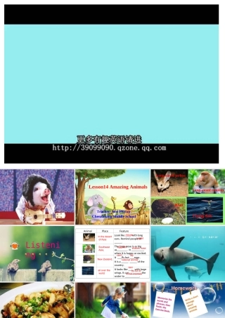 八年级英语冀教版下册Unit314AmazingAnimals