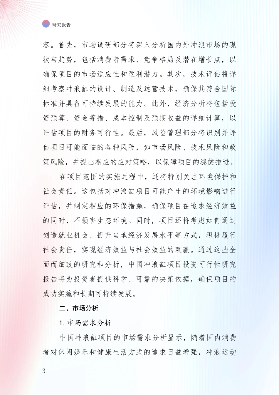 2024年-2025年冲浪缸项目总体发展情况及未来发展情况分析研究报告_第3页