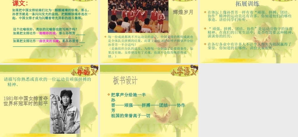 把掌声分给她一半_课件5