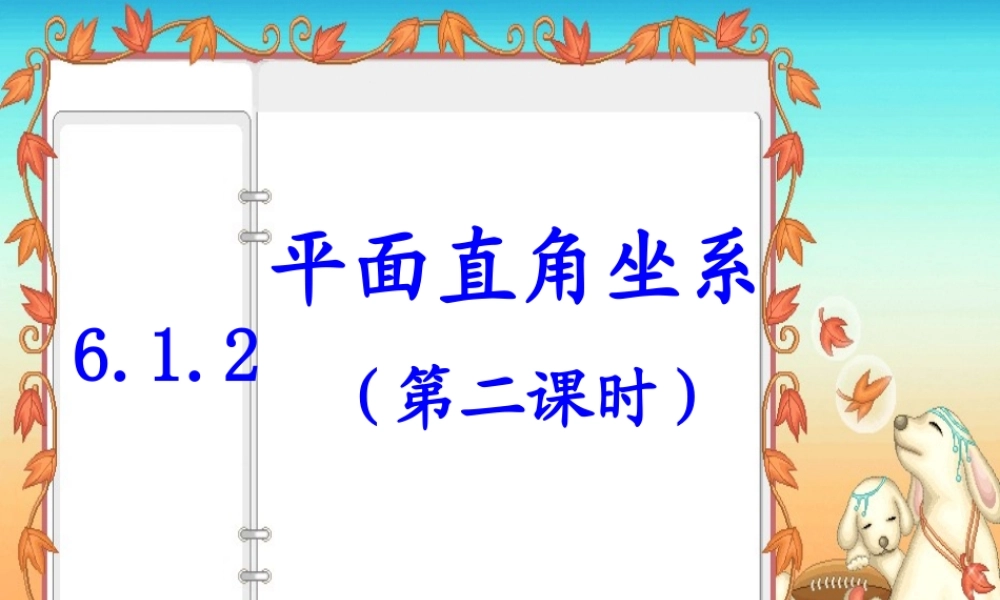 平面直角坐标系第二课时