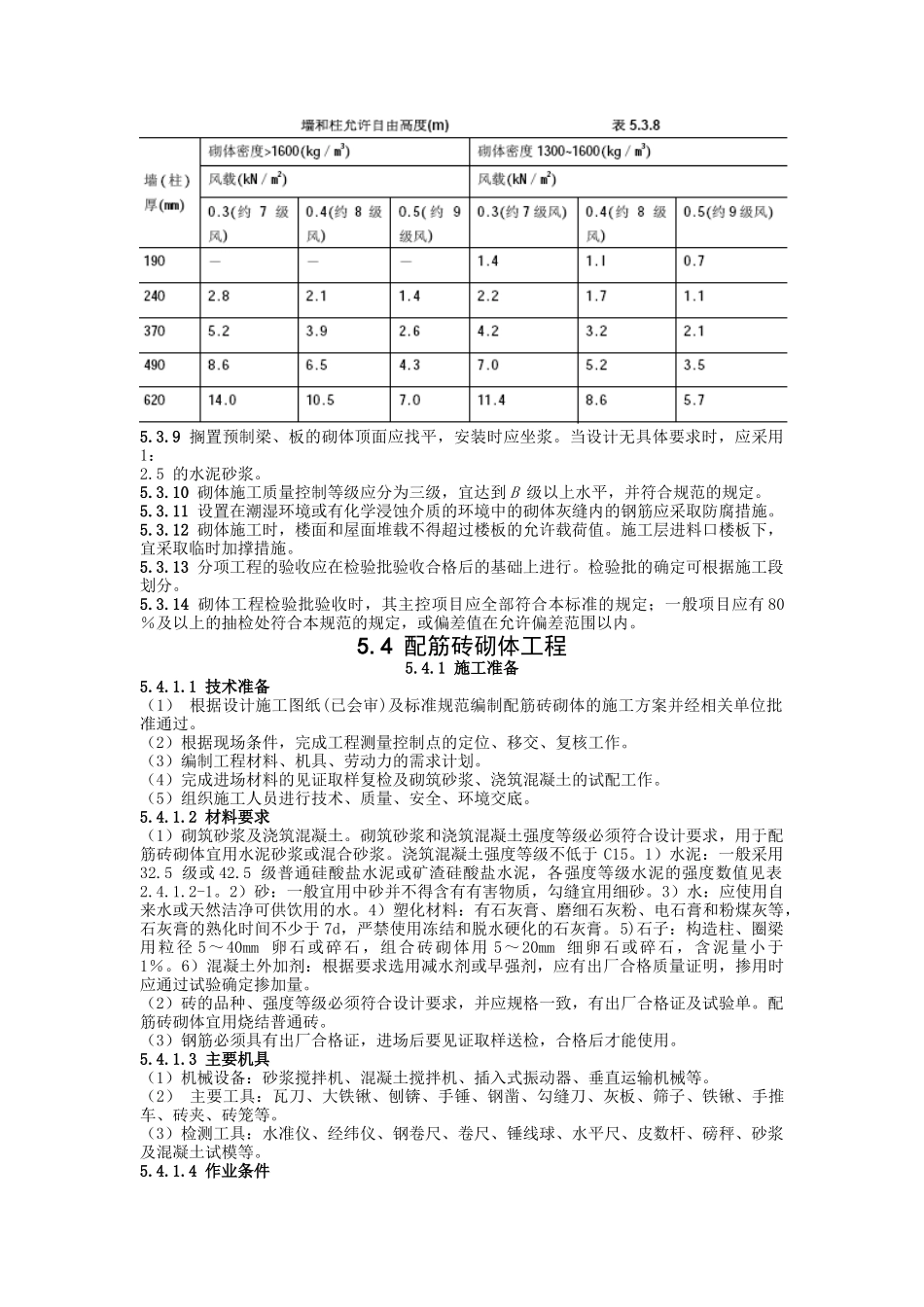 配筋墙施工标准_第2页