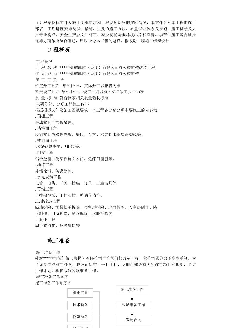 湖北某集团办公楼改造工程施工组织设计方案_第3页