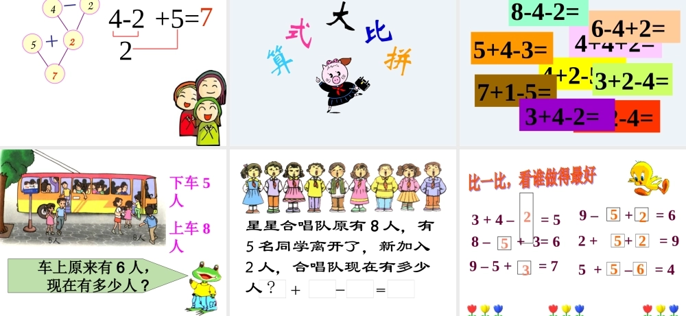 加减混合运算课件