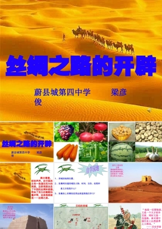 丝绸之路的开辟