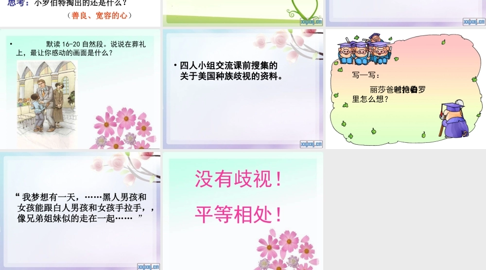 《黑孩子罗伯特》课件