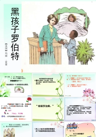 《黑孩子罗伯特》课件