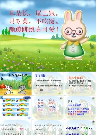 小白兔与小灰兔