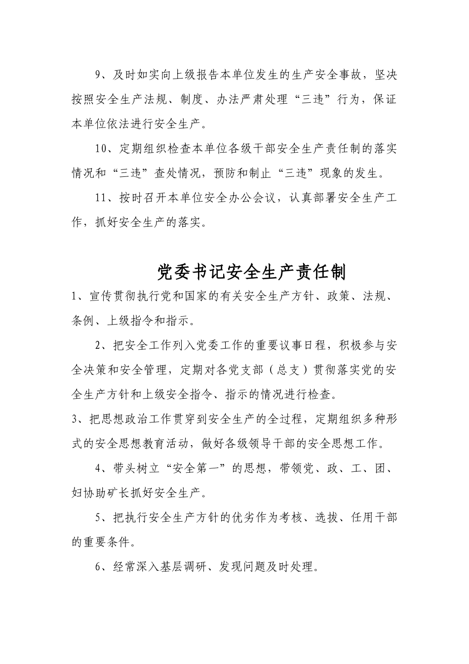 矿长、科某汽车全生产责任制_第2页