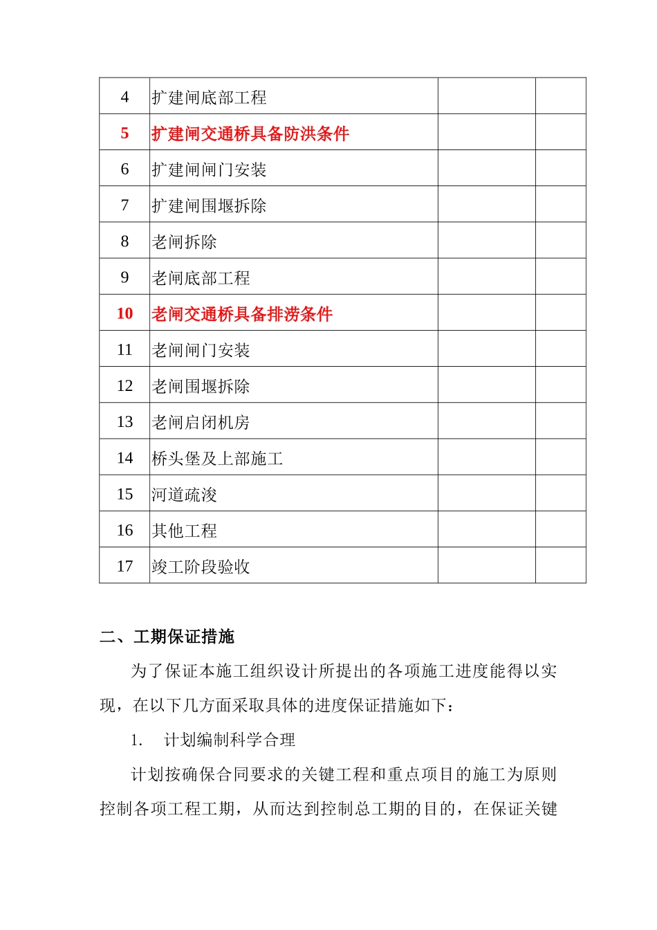 水闸工程施工组织设计_第3页