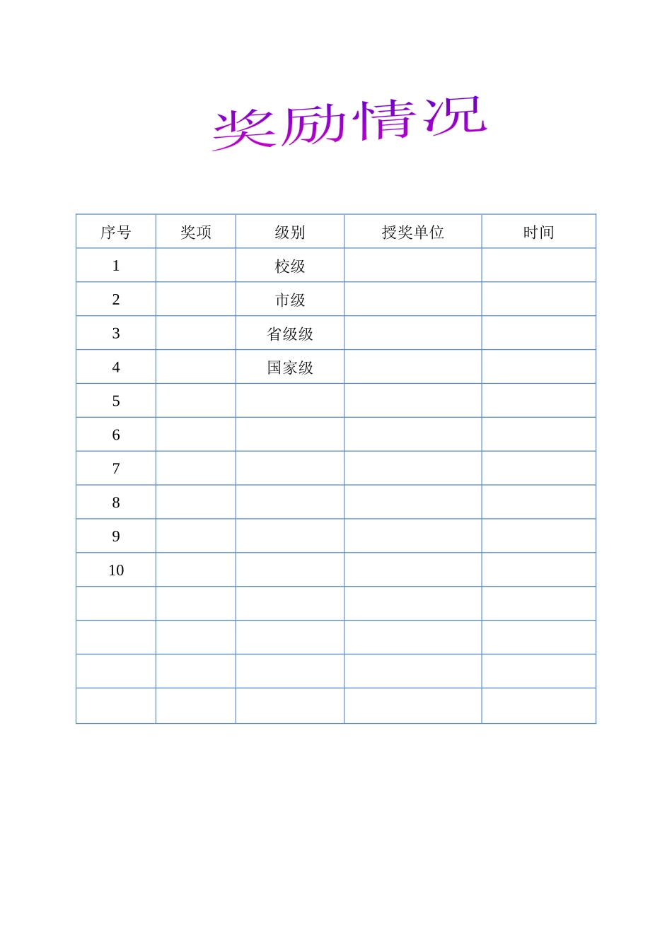 学生成长档案5_第2页