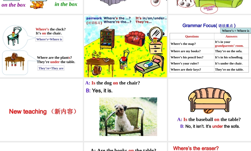 七年级英语Unit4_Where’s_my_schoolbag_Section_A(2a-2d)课件