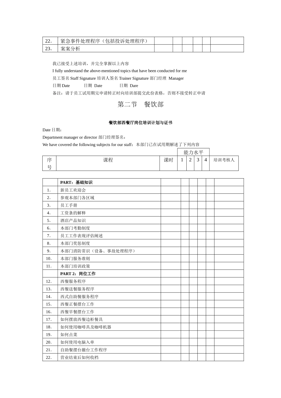 酒店系统培训之（41）酒店各部门岗位网络培训课程_第3页