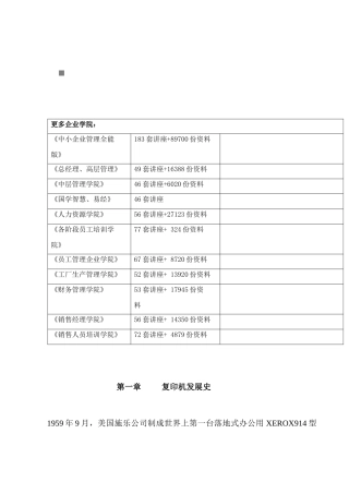 包装印刷复印机的发展及工作原理讲义