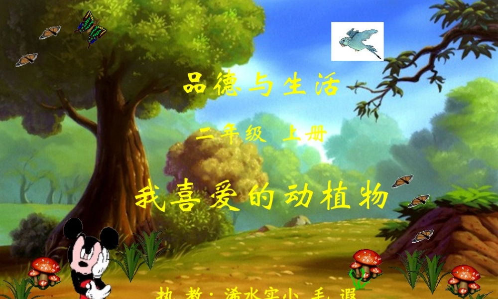 品德与生活课件（毛遐）1