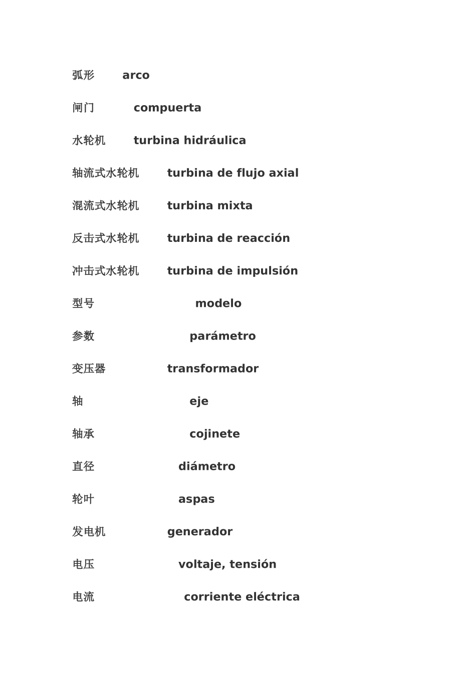 西班牙语水利水文词汇_第2页