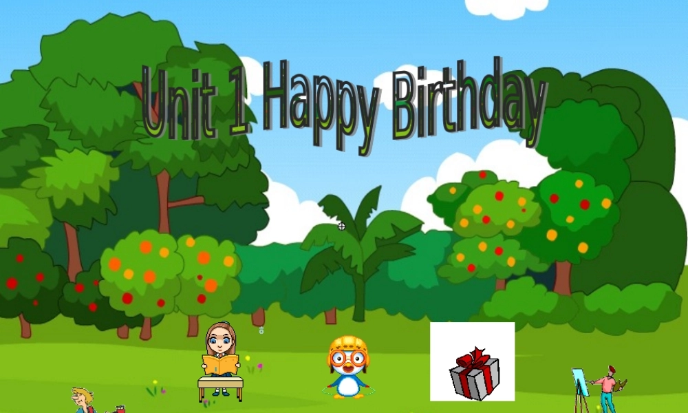 小学三年级英语课件unit1_Happy__birthday