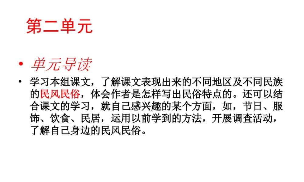 北京的春节(课件)