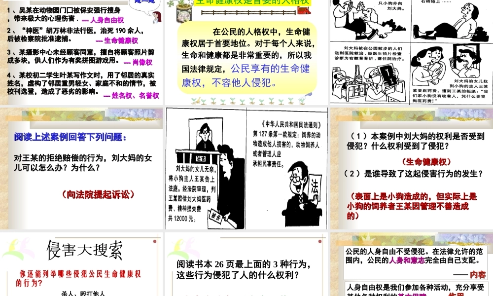 生命与健康的权利 (2)