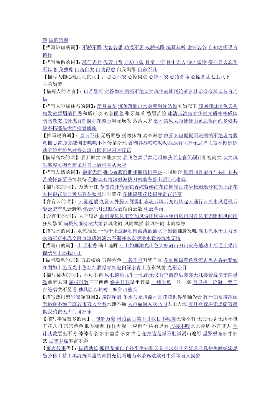 四字成语大全_第3页