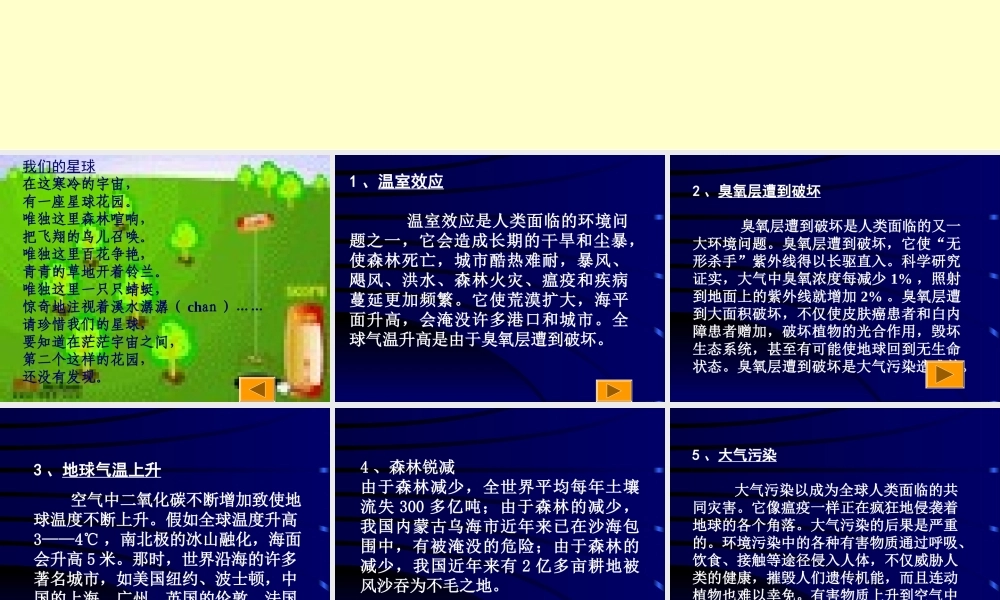 只有一个地球9