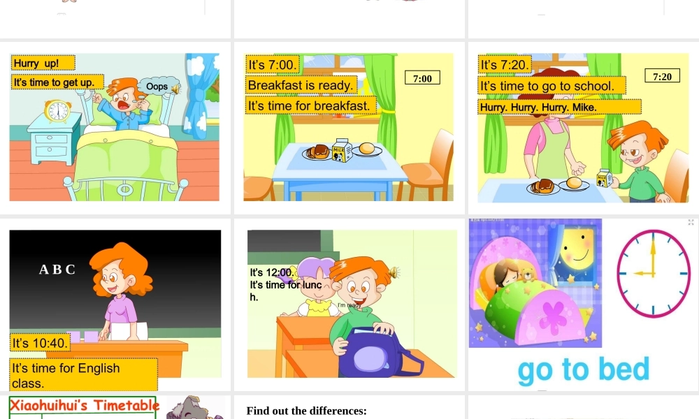 四年级下册PPTunit2whattimeisit？