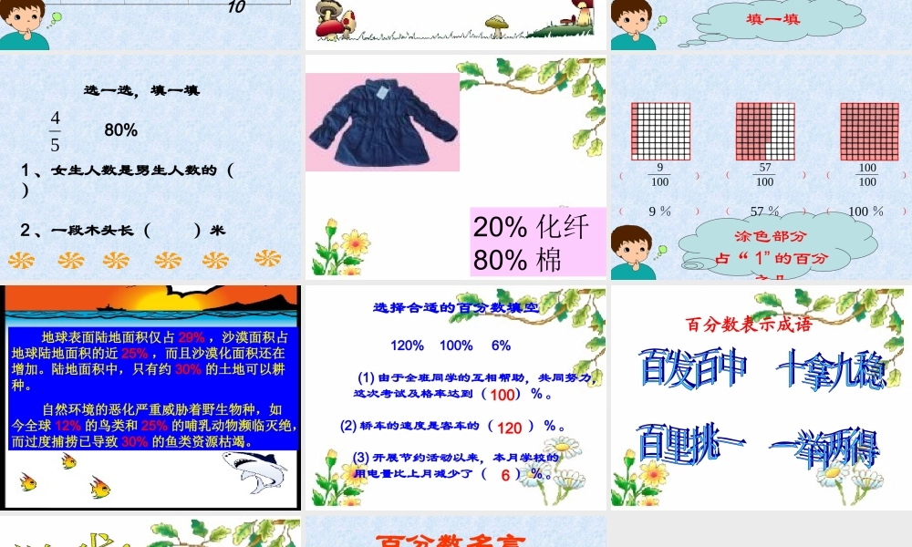 百分数的认识PPT(1)