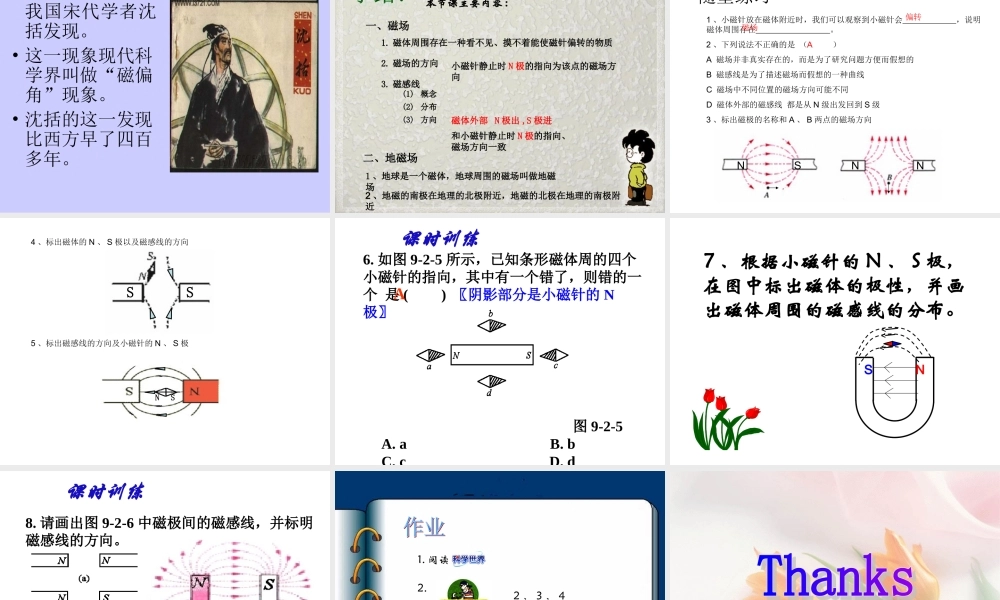 初中物理磁场课件