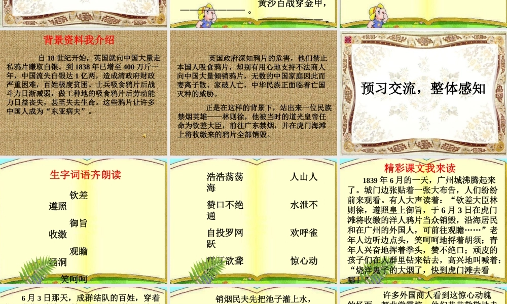 《虎门销烟》杨顺琼