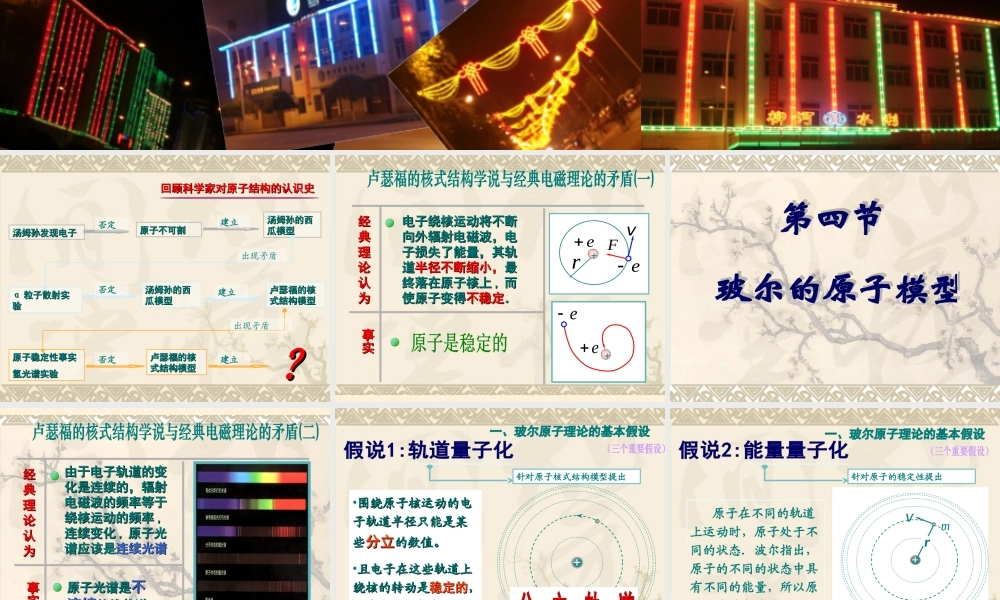 玻尔的原子模型(1)