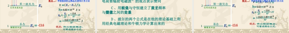 玻尔的原子模型(1)