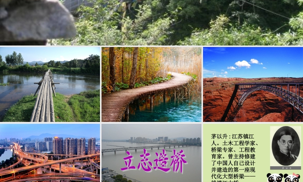 《立志造桥》参考课件