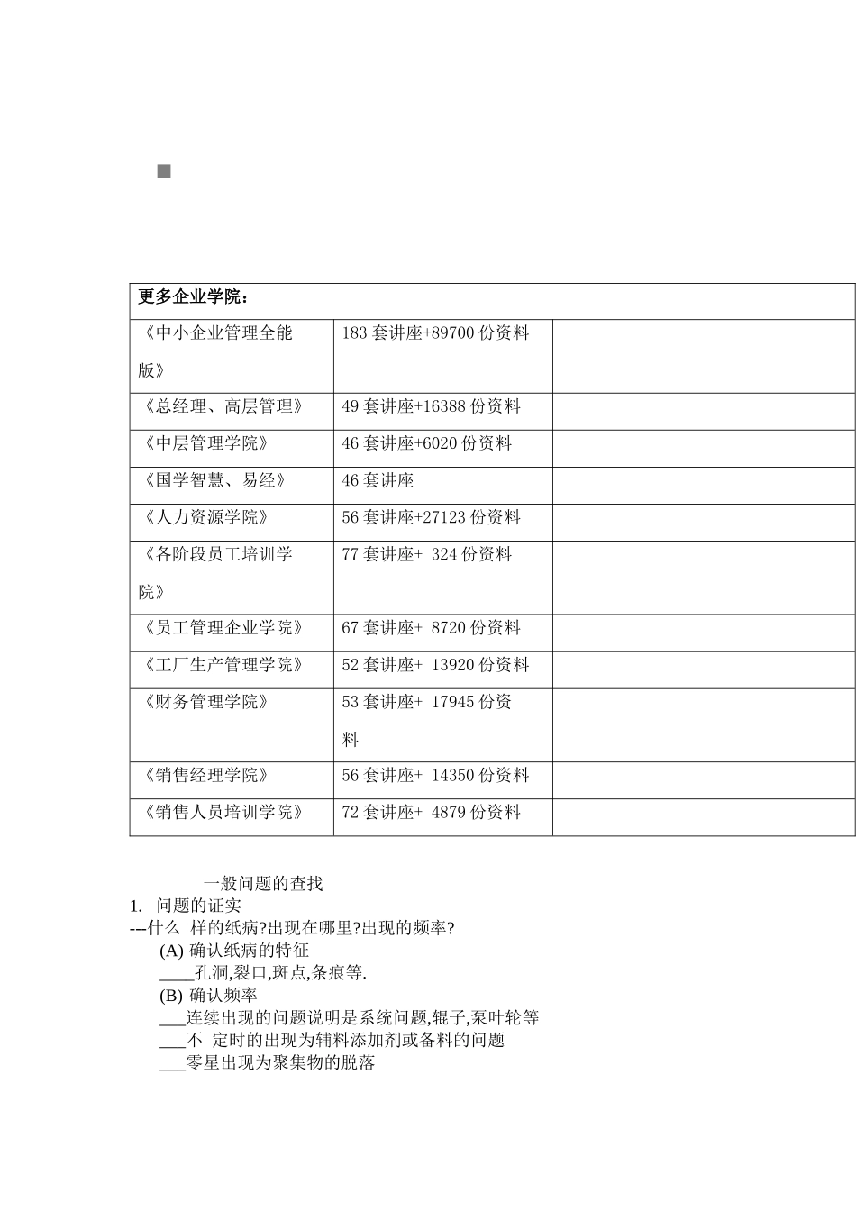 包装印刷造纸纸病分析汇集_第1页