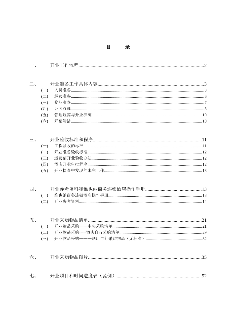 维也纳酒店-开业手册_第1页