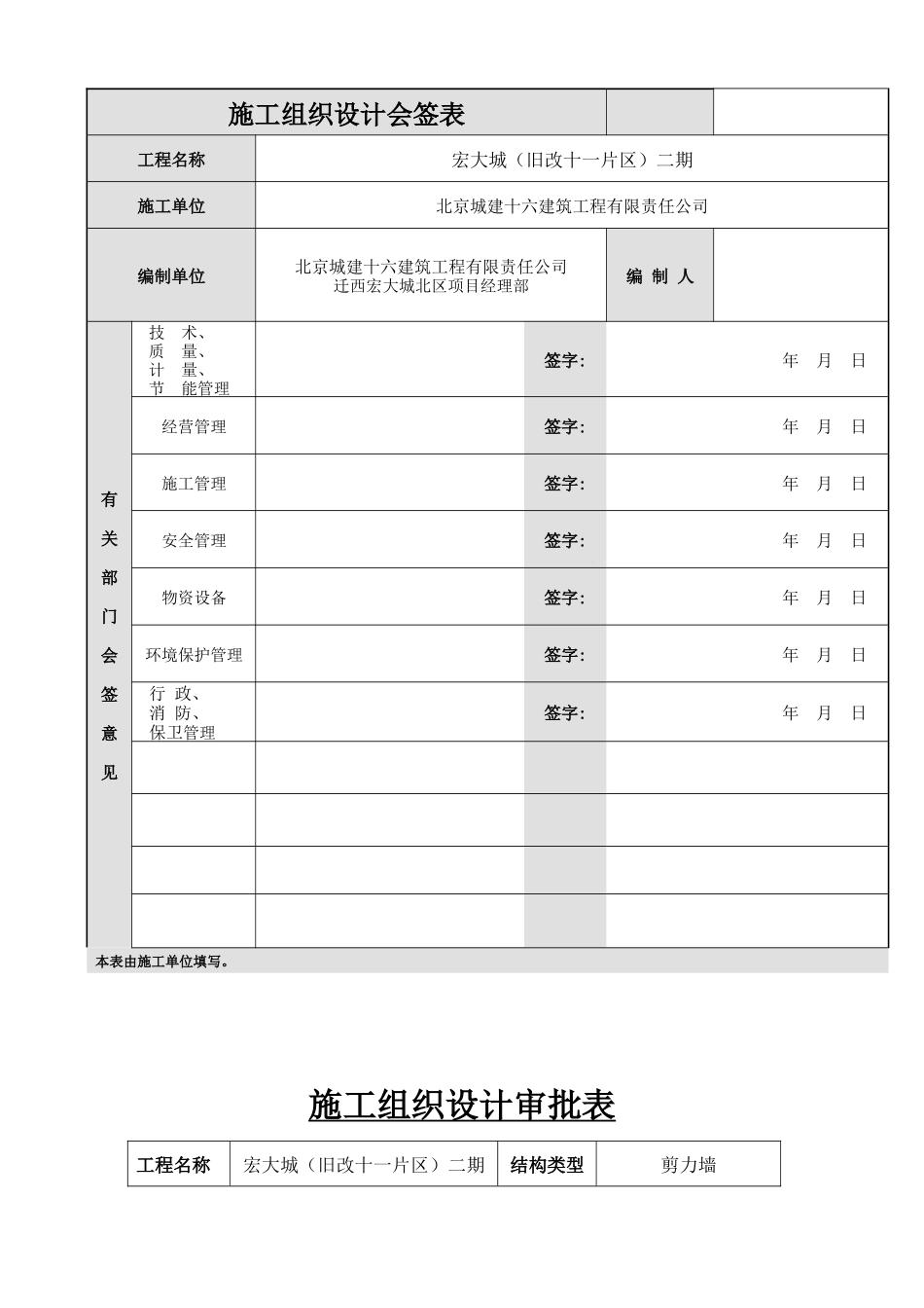 高层住宅施工组织设计(DOC143页)_第2页