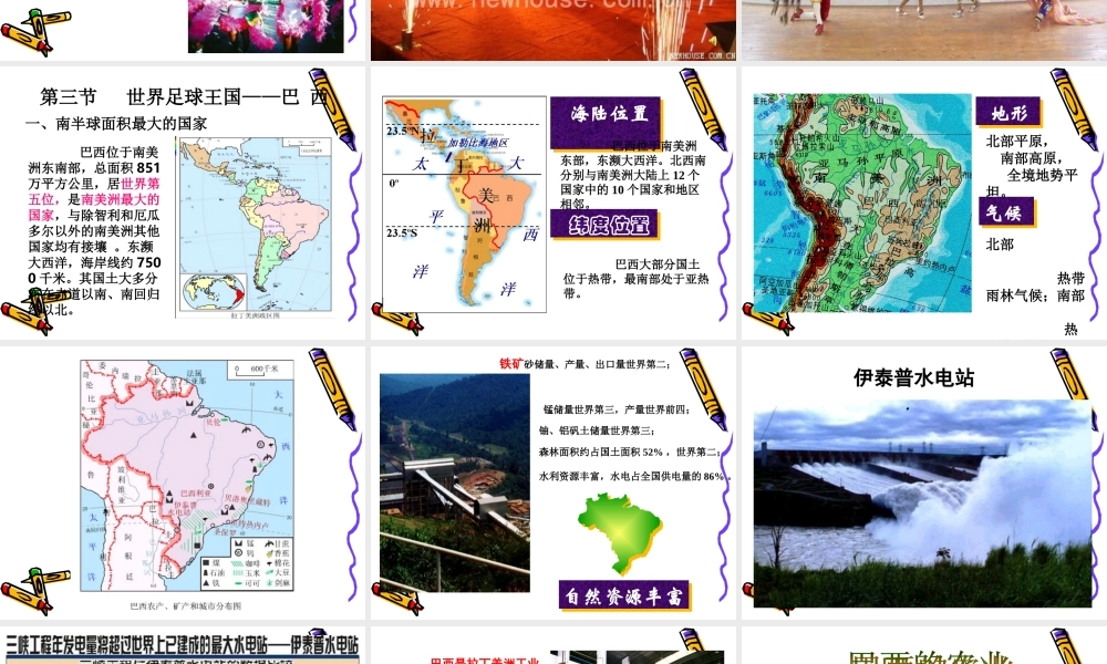七年级地理《巴西》课件
