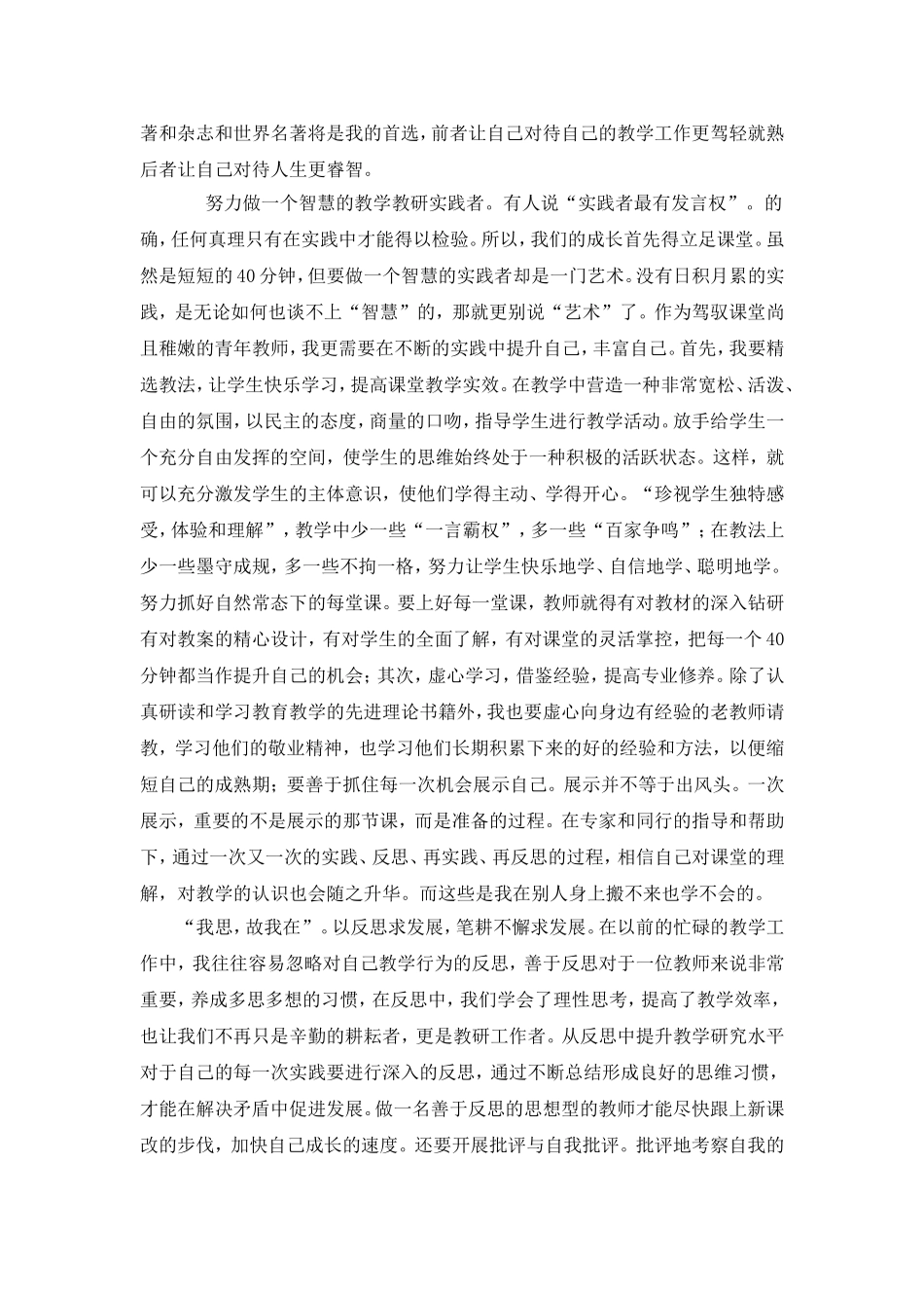 教师专业发展计划 (2)_第2页