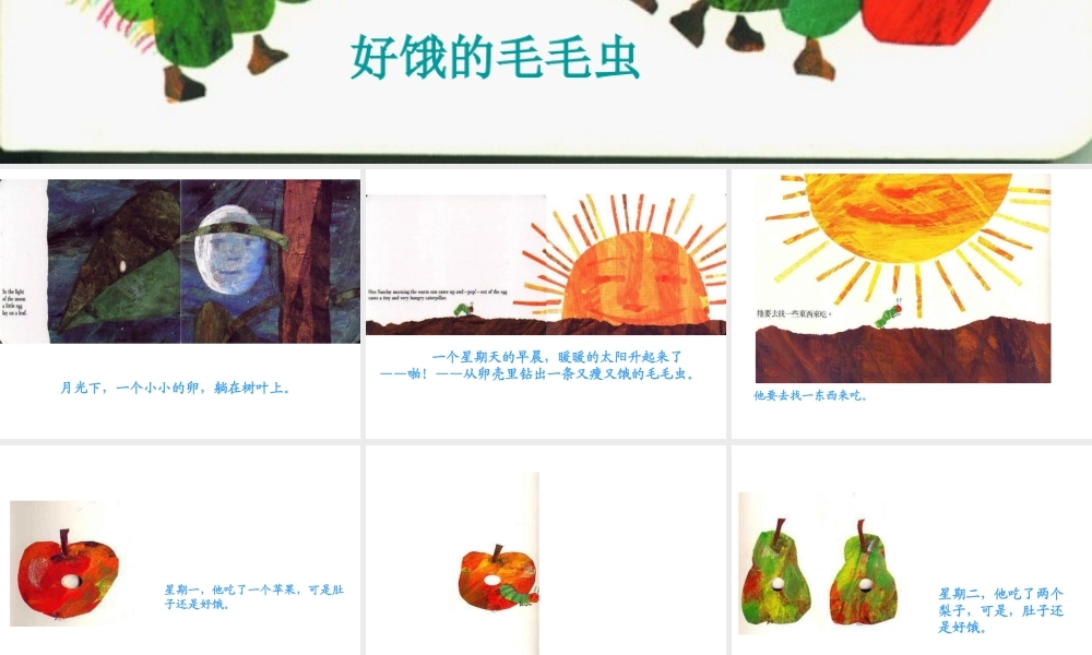 《好饿的毛毛虫》2