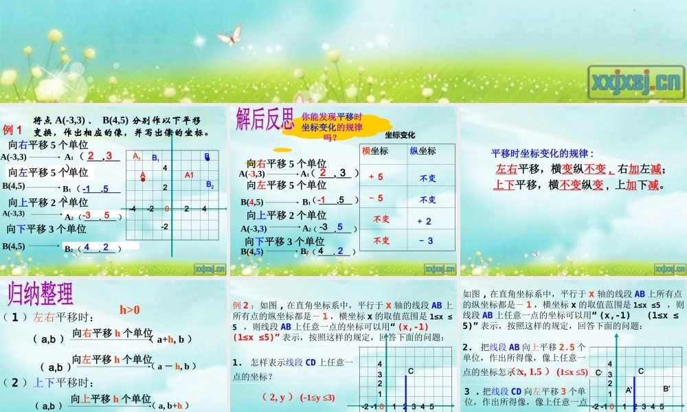 坐标平面内的图形变换