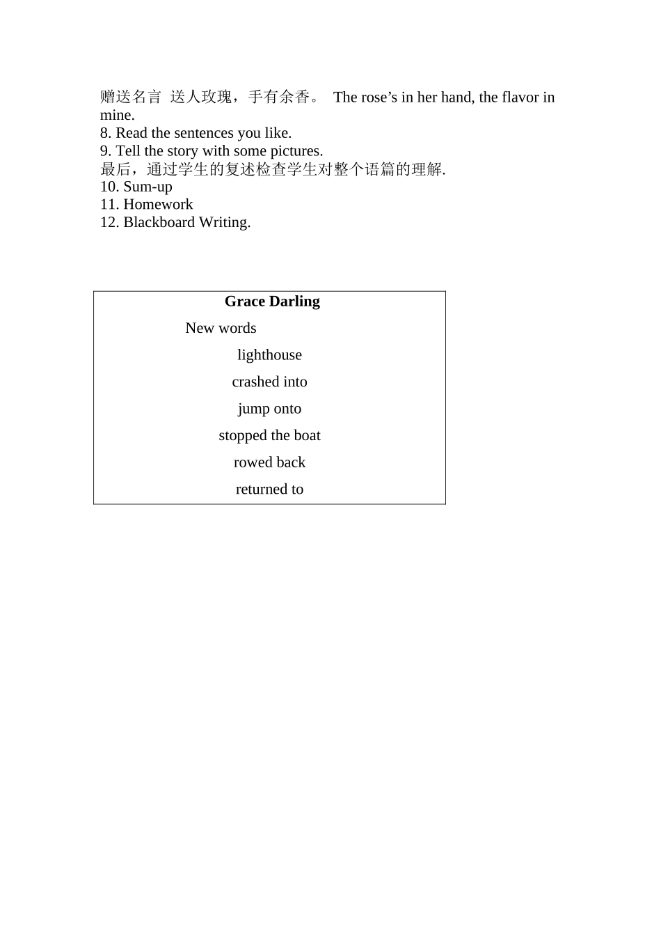 王立竹阅读联播GraceDarling教学设计_第3页