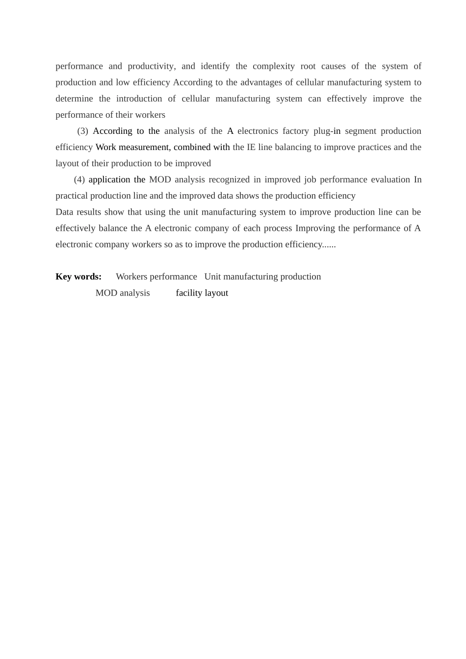 A电子厂工人工作绩效提高方法研究_第3页