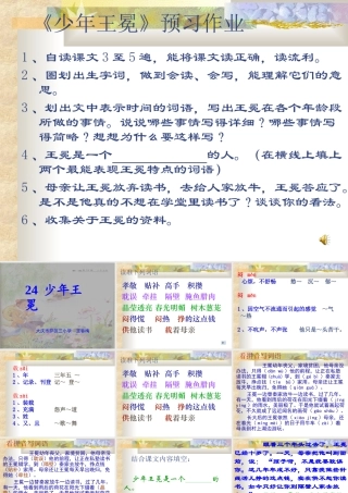 《少年王冕》课件