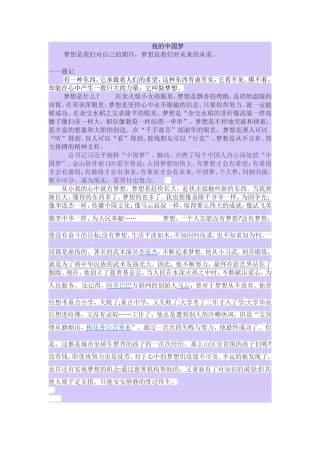 我的中国梦 (4)