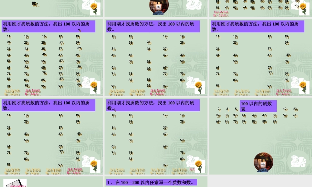 质数与合数课件