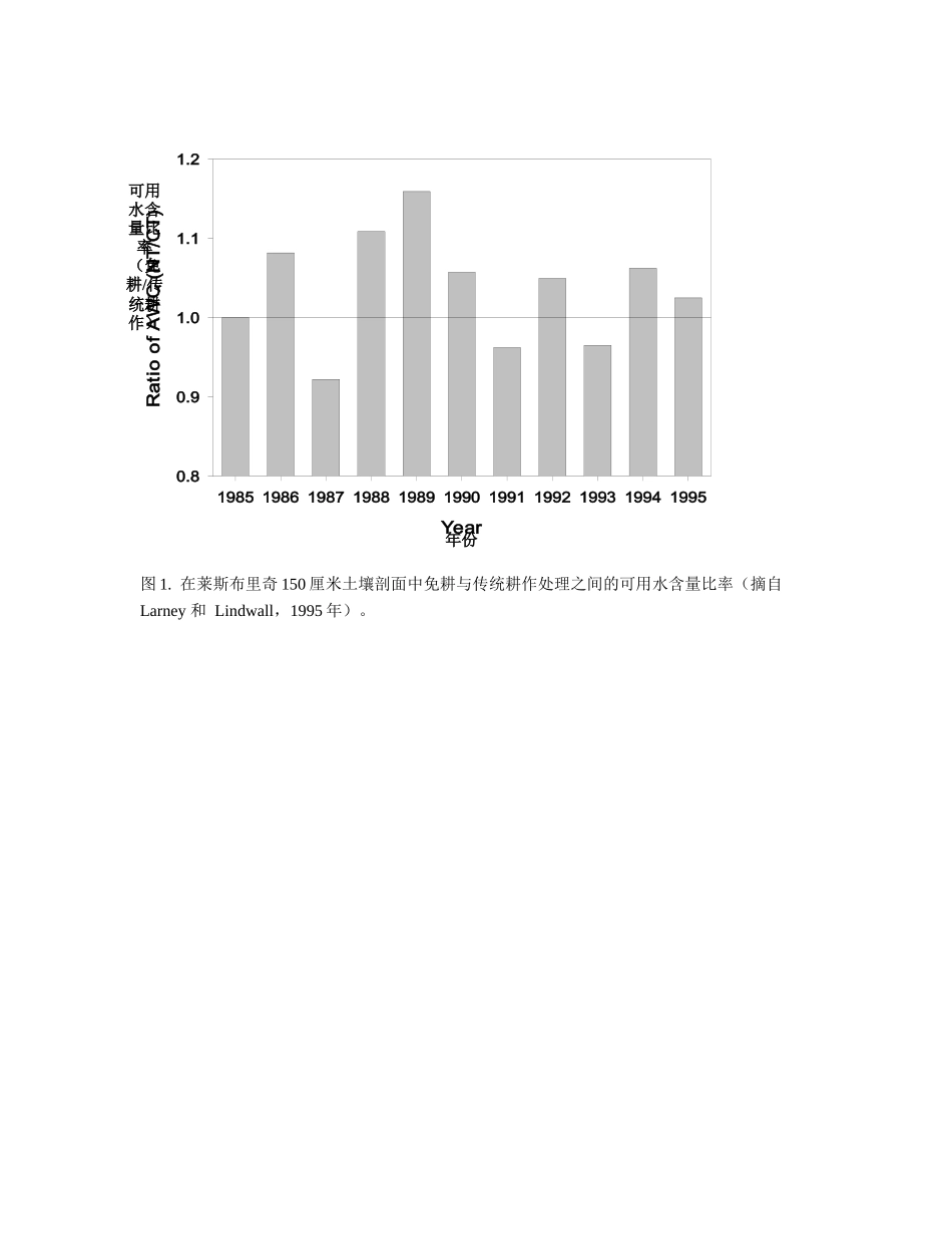 保护性农业对加拿大西部地区土壤质量影响方面的经验(DOC5)(1)_第3页