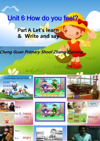 PEP新版小学英语六年级上册unit6How_do_you_feel_A_Let's_learnPPT