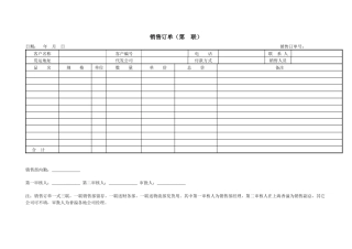 上海香溢酒业公司销售订单