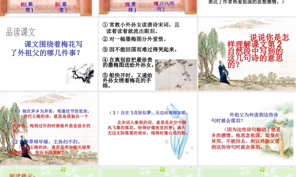 梅花魂教学课件