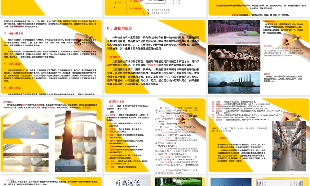 素描基础教程PPT