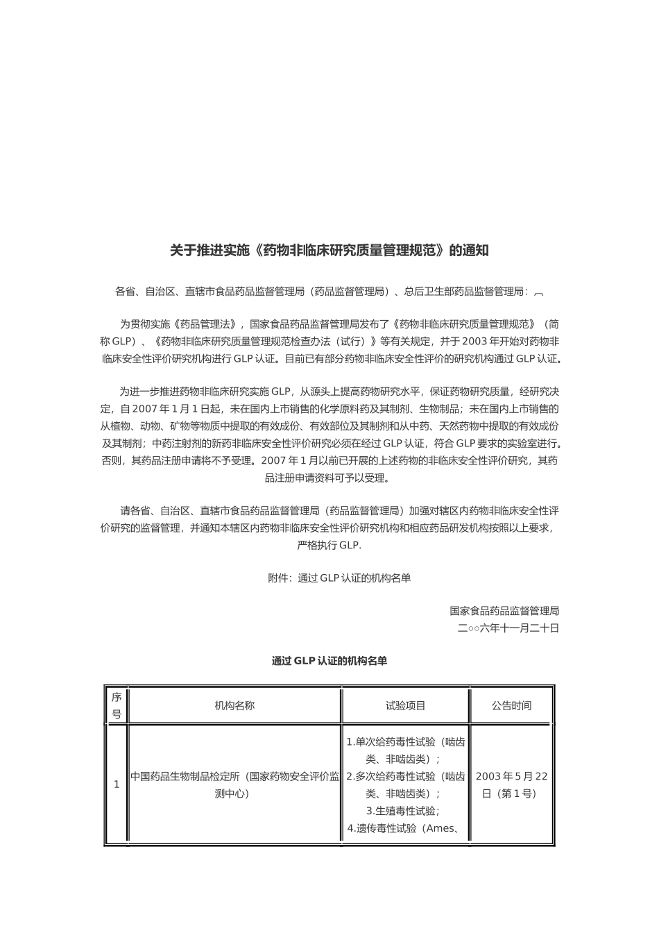 药物非临床研究质量管理细则_第1页