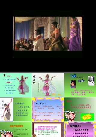 语文：第课《观舞记》课件2(人教新课标七年级下册)